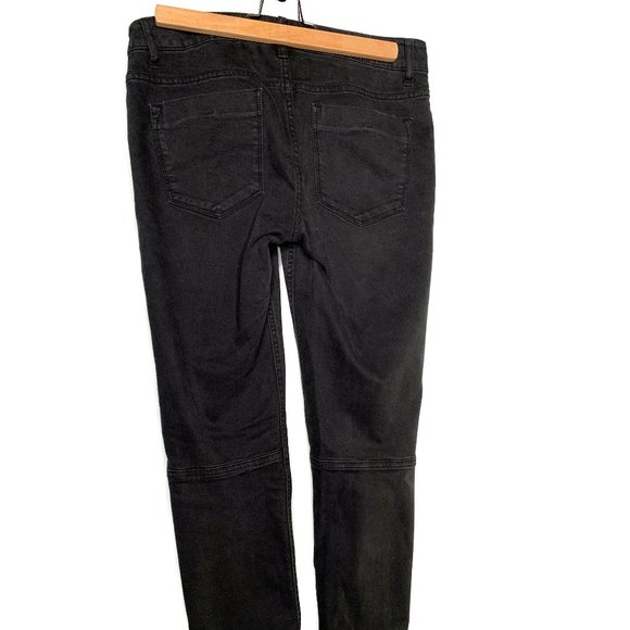 Sanctuary Black Skinny Moto Jeans  Size 28 - Picture 9 of 9